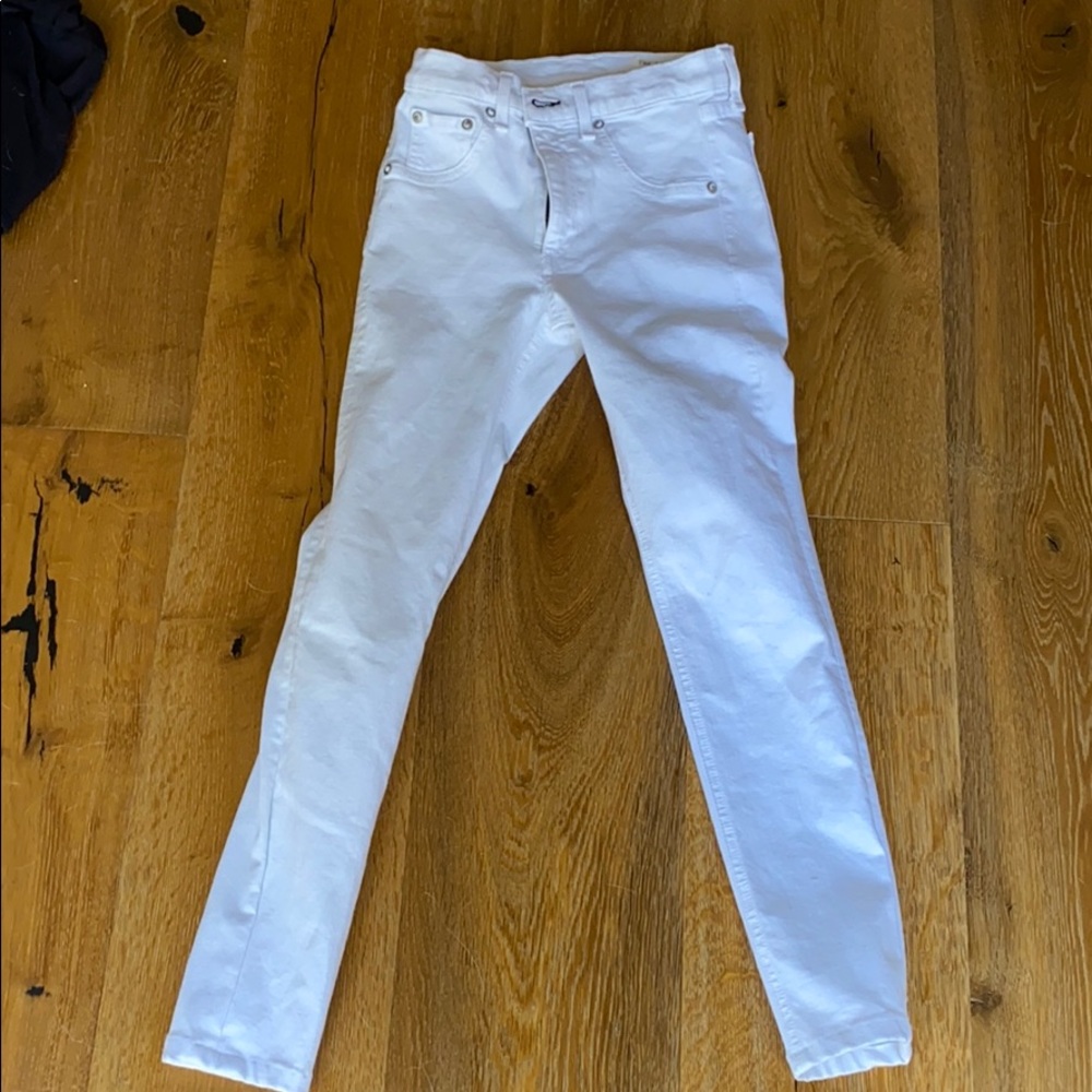 Rag and bone white jeans